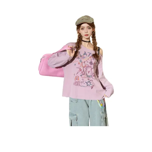 FAWENXIANGZI Сирень Женская T-рубашка