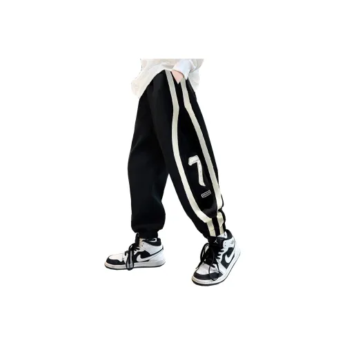 TONGGENI Kids Вязаные Тренировочные Штаны