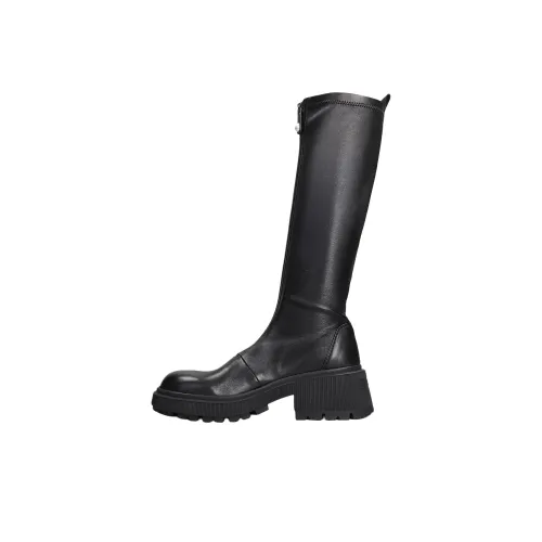 Jimmy Choo LUNE Колено Высокие сапоги 5 см Женские Черные