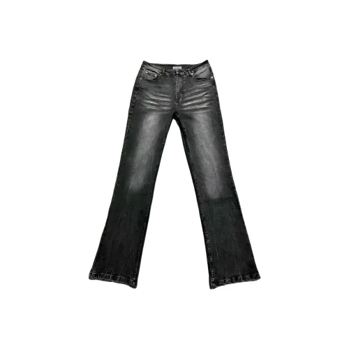 UPWARD LAB Черный Серый Цвет Унисекс Джинсы