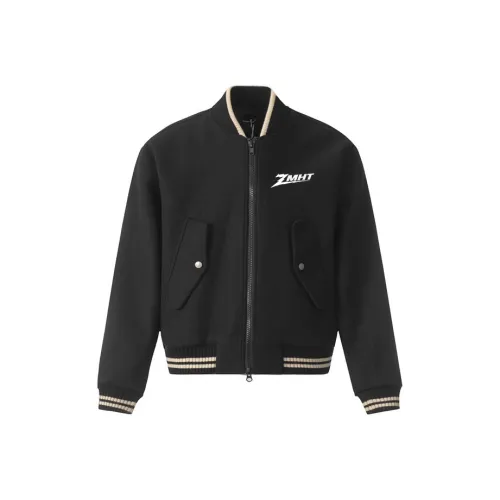 ZMHT Черный Без рисунка Унисекс Куртки