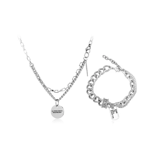 Inkopper Титановые стальные ожерелья унисекс