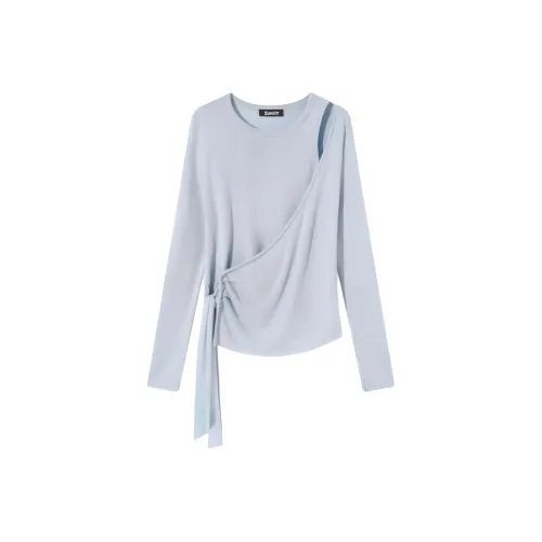 IUNOP Дизайн Ориентированный Эксклюзивный Универсальный Длинный Рукав Топ Женский