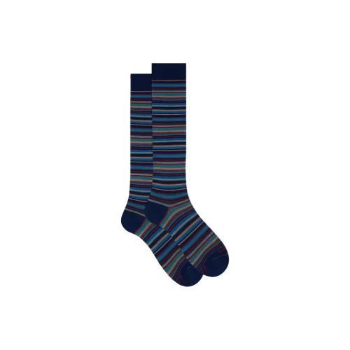 Gallo 1 Pack Blue Men's Mid Shin Sock