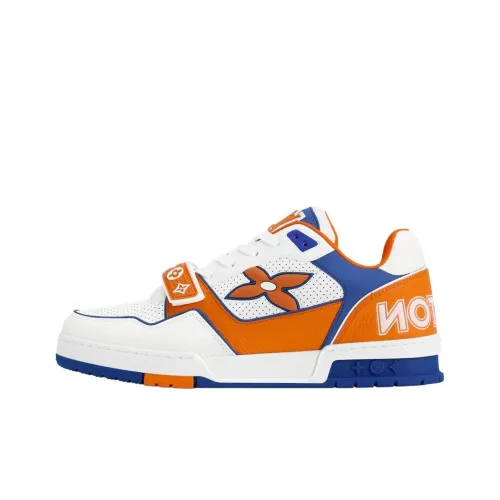 LOUIS VUITTON Тренер Low Топ Скейтборд Кроссовки Мужские Оранжевые