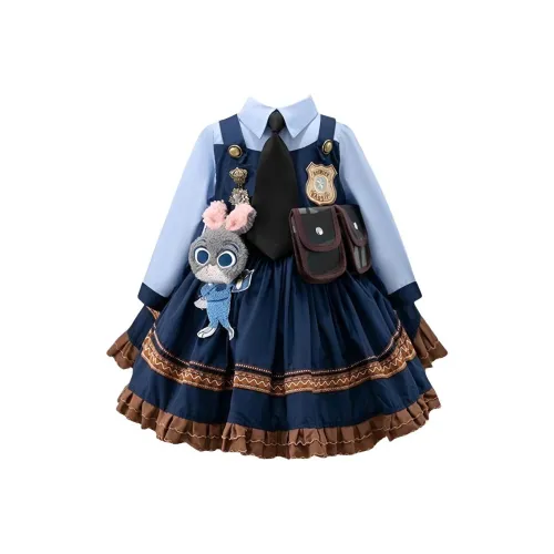 Meter Платье принцессы Лолита Женский Юбка Детский Весна-осень Комплект