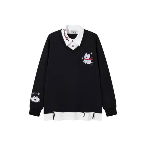 WAYHWEI Мультяшный свитшот унисекс