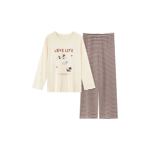 MADALLO Абрикос Женские Пижамные Комплекты