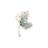 Светло-фиолетовый, бабочка