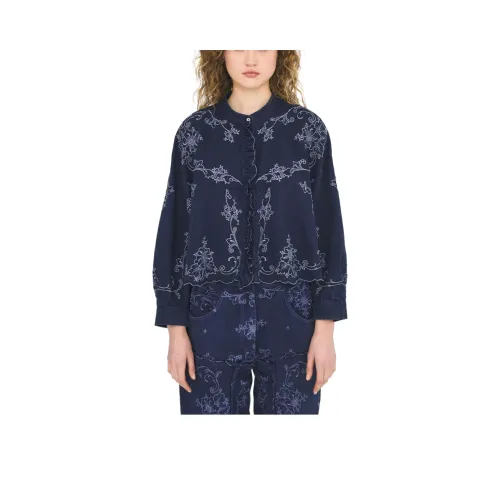ANTIK BATIK Синие Женские Рубашки