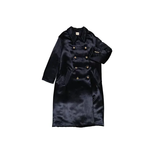 KHAITE Женское пальто темно-морского синего цвета