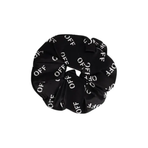 Off Белый Шелк Резинки для волос Женские Черный