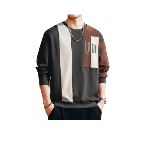 GELANLU Темно-серый унисекс свитшоты