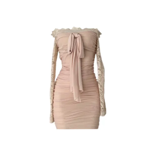 Udon House Длинное платье с длинными рукавами женское