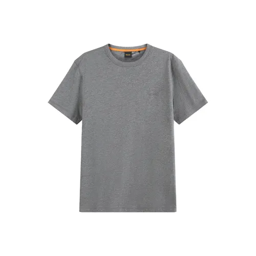 Hugo Boss SS24 T Рубашка Мужская Темно-Серый