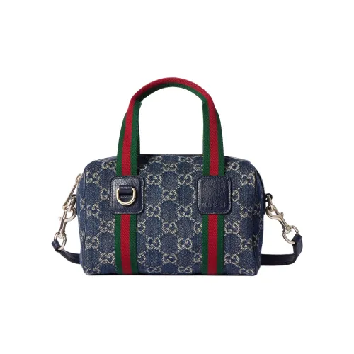 GUCCI Denim Bag Mini Unisex Blue GUCCI Деним Сумка Мини Унисекс Синий