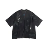 Кляксы чернил, смешанный черный