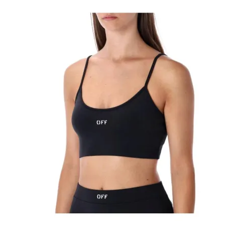Off Белый Черный Женский Бюстгальтер