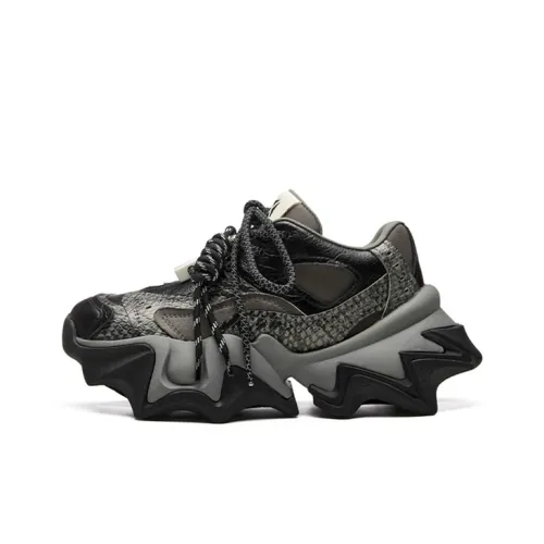 XMZY визуально увеличивает рост Низкие кеды с толстой подошвой Женские