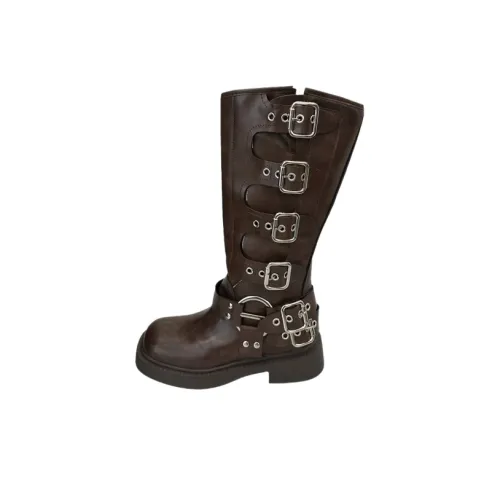 Xingdiman Женские высокие сапоги на каблуке