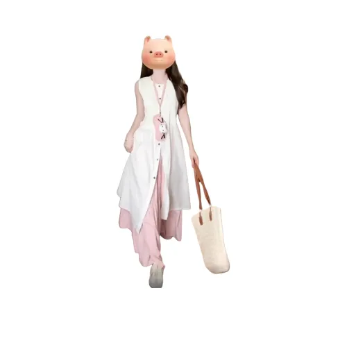 GIUHF Двухкомпонентный комплект женских платьев без рукавов