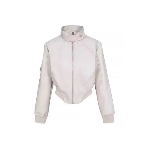 GORGEOUSIDEA Кожа Куртка Женская