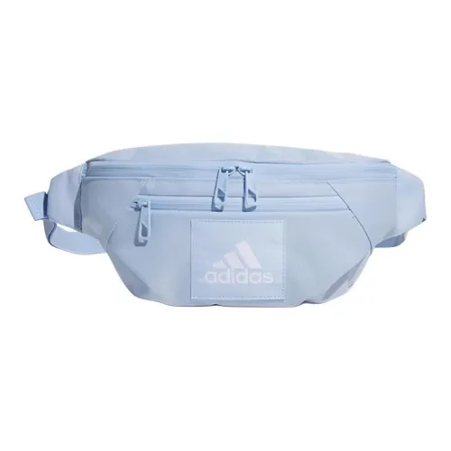 Adidas Полиэстер Одно плечо Через плечо Бананка Unisex Light Синий