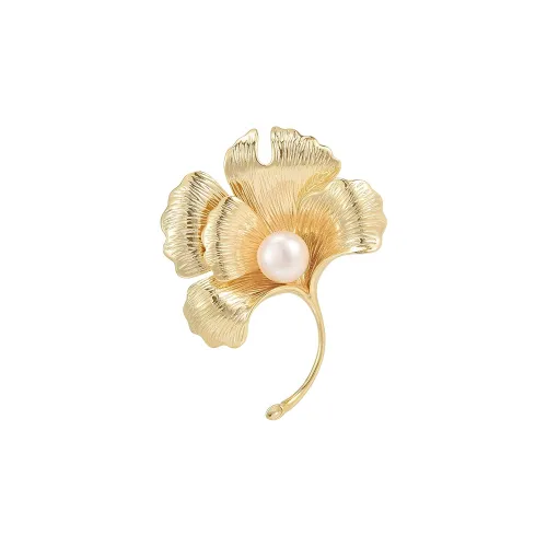 Фиолетовый Пресноводный Жемчуг Броши Унисекс