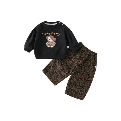 XiaoJinBu Black Baby Повседневная Спортивная Одежда