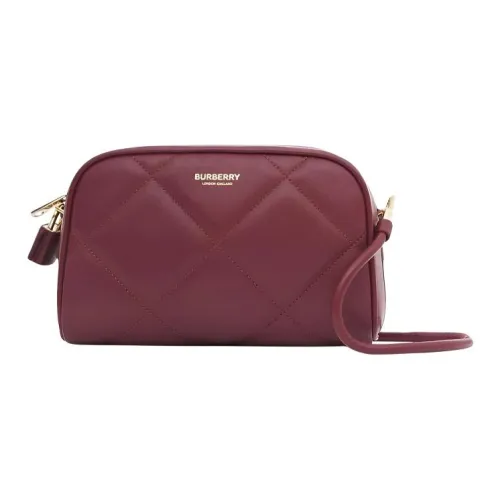 Burberry Sheepskin Сумка через плечо Женская Бордовая