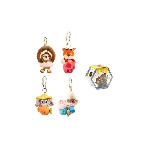 Miniso X Disney Zootopia Коллекция Сладкий Attack Креативный Плюшевый Украшение Слепые коробки Один Blind Коробка