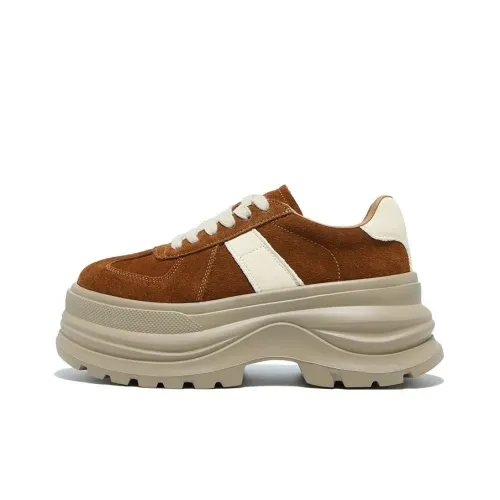 Yang Nianhua визуально увеличивает рост Низкий топ Повседневная обувь Женская