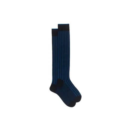 Gallo 1 Pack Blue Men's Mid Shin Sock