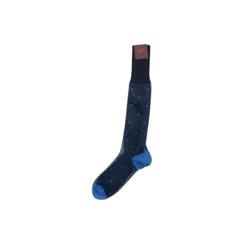 Gallo 1 Pack Blue Men's Mid Shin Sock