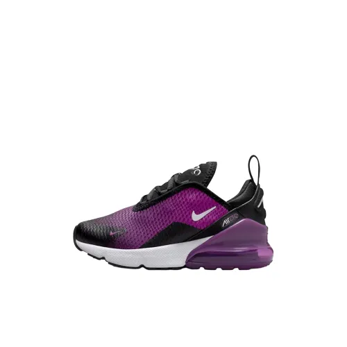 Nike Air Max 270 Low Топ Детские Беговые Кроссовки Фиолетовые