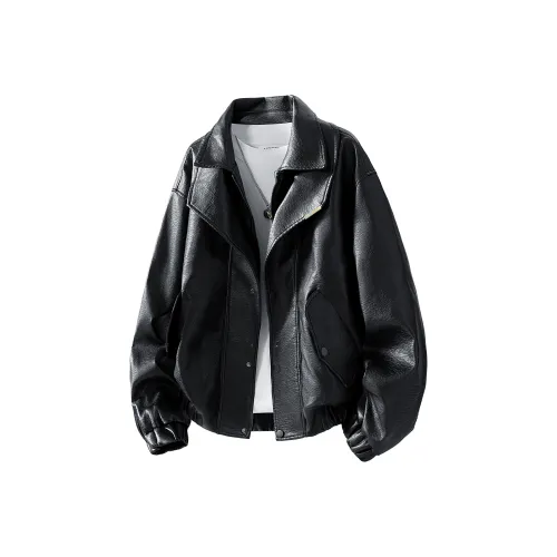 UPZCY Унисекс Кожаные куртки