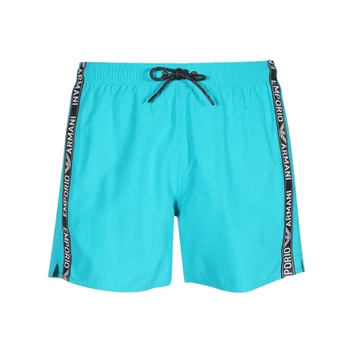 EMPORIO ARMANI Пляжные шорты Мужские Бирюзовый
