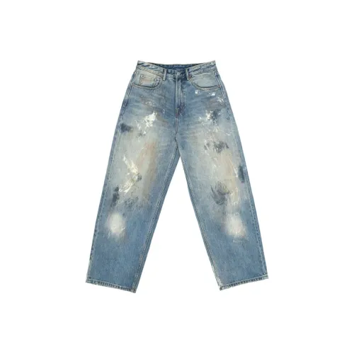 UPWARD LAB Blue Unisex Jeans
