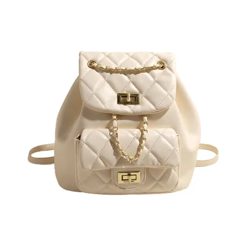 ARTEC ПУ (полиуретан) Рюкзак Стандартный Экрю Фиолетовый Черный