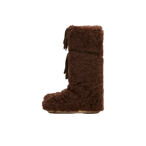 MOON BOOT Icon Колено Высокие Сноубутсы Унисекс Темно-коричневый