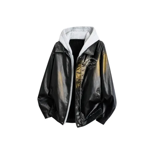 PAUL COSTELLOE Кожа Куртка Унисекс