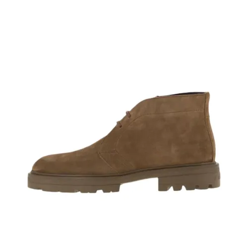 HOGAN H673 Ботильоны 5 см Мужской Коричневый