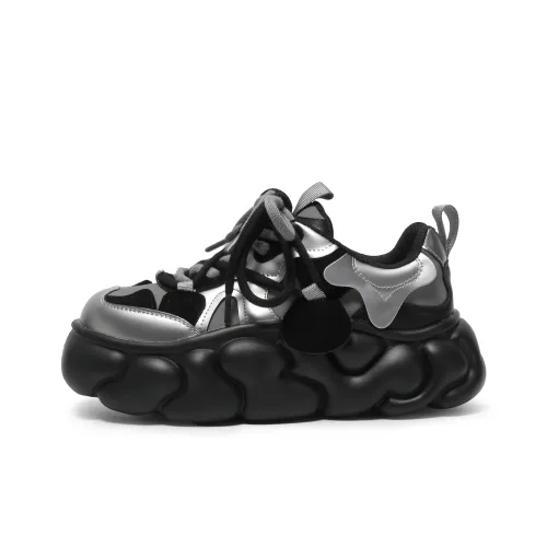 FAICCIA Облако Обувь Низкий Топ Толстая Подошва Кроссовки Женские