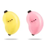 Маленький Пухлый Банан 1 Пара [Желтый+Розовый]
