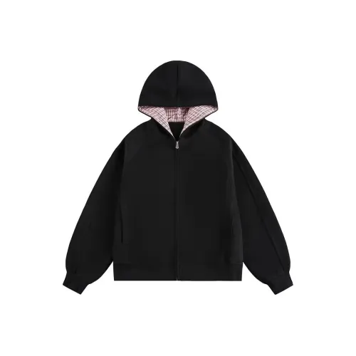 Wooden Rabbit Zippers Свободный крой Утягивающий кардиган Куртка Мужская