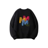 Черный - Круглый вырез (с флисовой подкладкой) - Масляные картины M