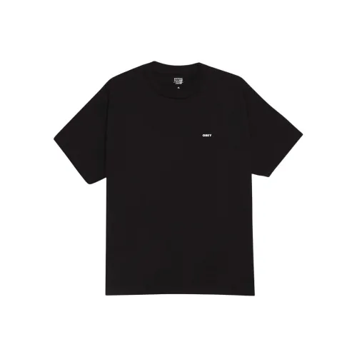 OBEY Черные Мужские T-рубашки