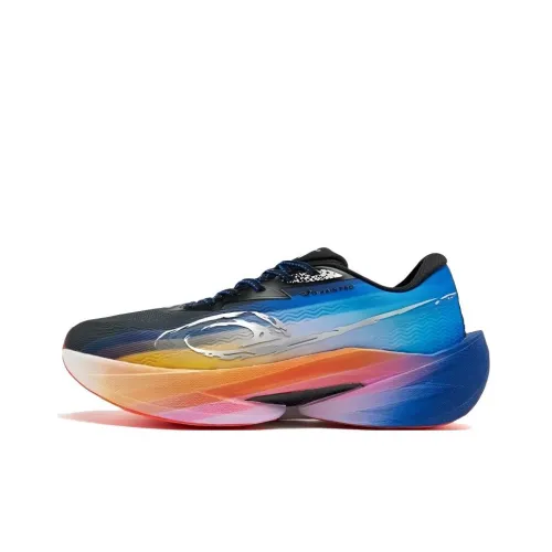 QIAODAN Feiying PRO 2,0 Беговые кроссовки Низкий топ Черный Тихий синий Мужской