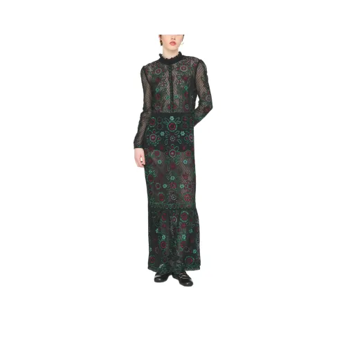 ANTIK BATIK FW25 Длинное Платье с Длинными Рукавами Женское