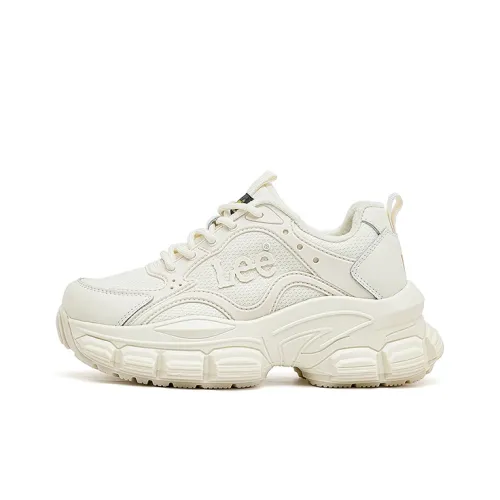 Lee Устойчивые к истиранию противоскользящие низкие топовые кроссовки с толстой подошвой женские